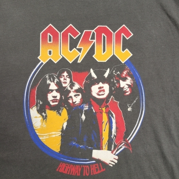 Lucky Brand AC/DC Gray short sleeve T-shirt men’s XL - Picture 2 of 5